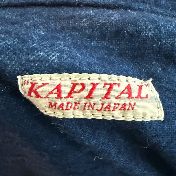 Extremely Rare Kapital Designer Kimono Style Flannel Jacket - Picture 5 of 6